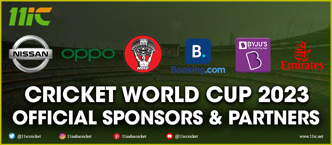 ICC Cricket World Cup 2023 Official Sponsors & Partners