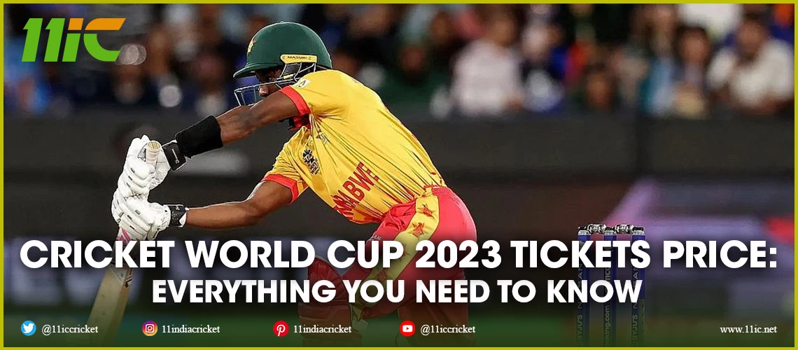 cricket world cup 2023 tickets price