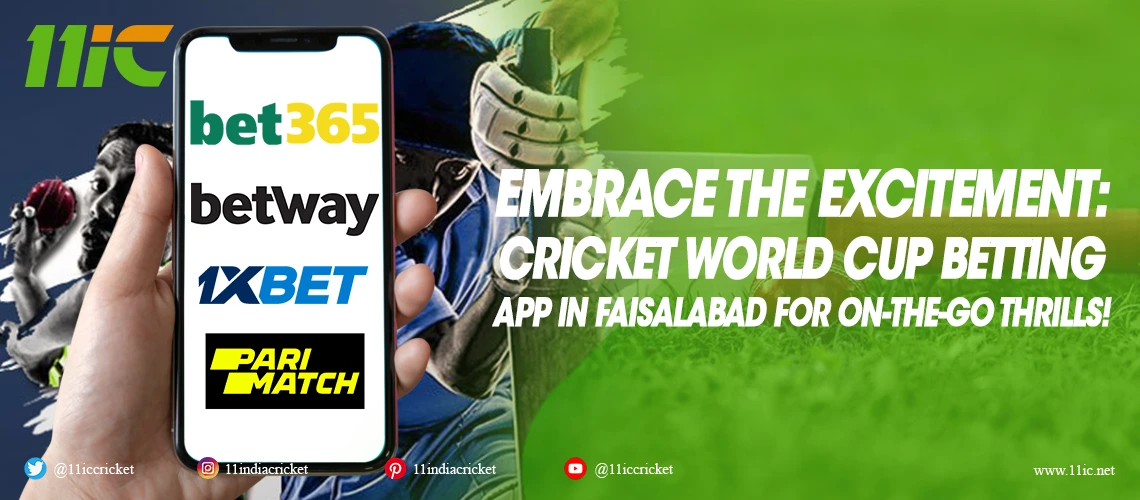 cricket world cup betting app in faisalabad