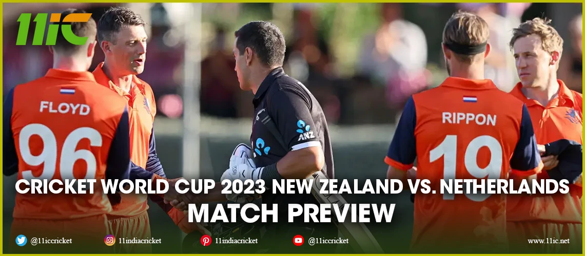 cricket world cup 2023 new zealand vs. netherlands