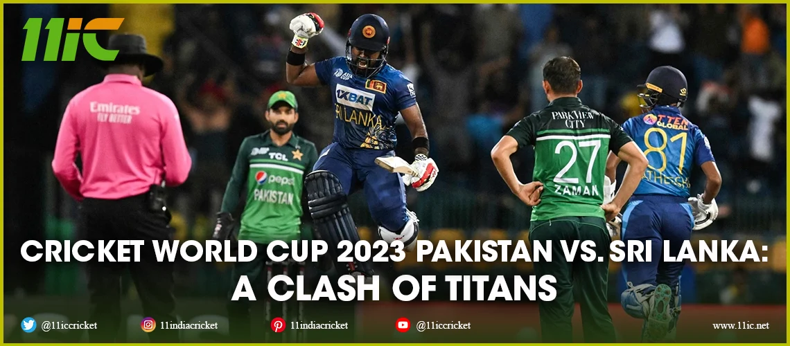 cricket world cup 2023 pakistan vs. sri lanka