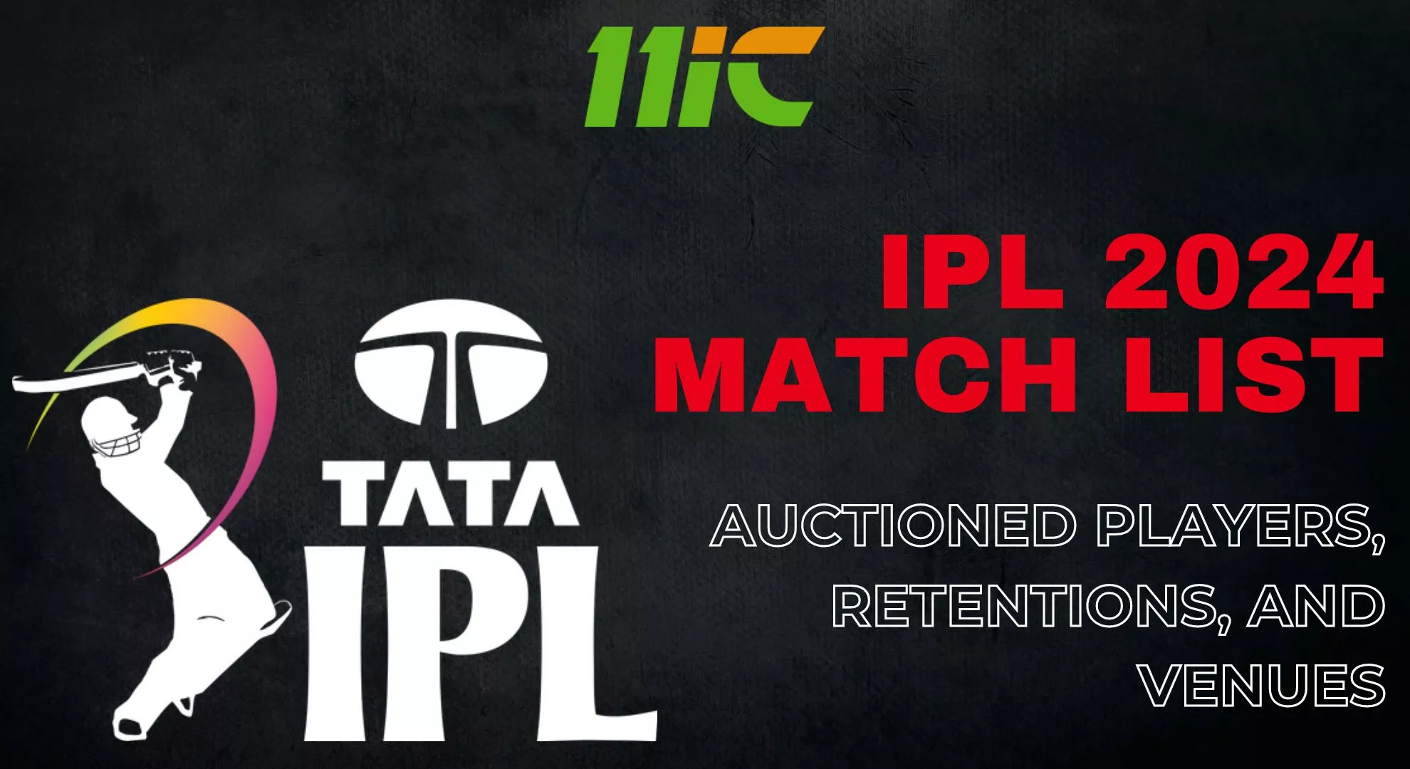 IPL 2024 Match List Auctioned Players, Retentions, and Venues